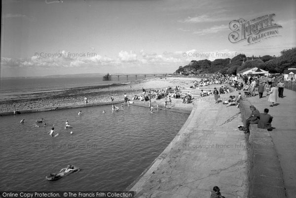 Photo of Clevedon, The Promenade 1962