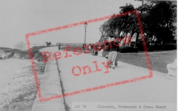 The Promenade And Green Beach c.1955, Clevedon