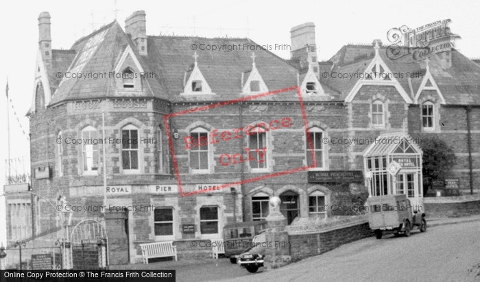 Photo of Clevedon, The Royal Pier Hotel c.1955