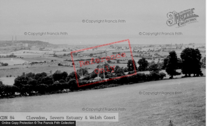 Photo of Clevedon, The Severn Estuary And Welsh Coast c.1955