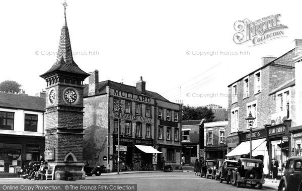 Photo of Clevedon, The Triangle c.1955