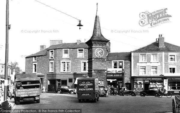 Photo of Clevedon, The Triangle c.1955