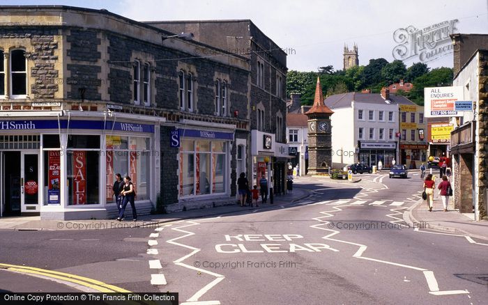 Photo of Clevedon, The Triangle, Clock Tower c.1995