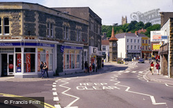 The Triangle, Clock Tower c.1995, Clevedon