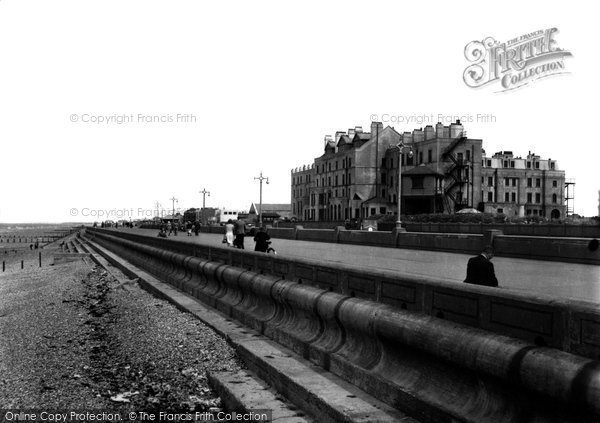 Photo of Cleveleys, The Promenade And Hydro c.1955