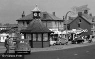 Victoria Road Clock Tower c.1958, Cleveleys