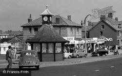 Victoria Road Clock Tower c.1958, Cleveleys