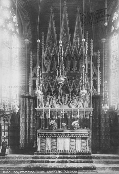 Photo of Clewer, House Of Mercy, The Chapel High Altar 1895