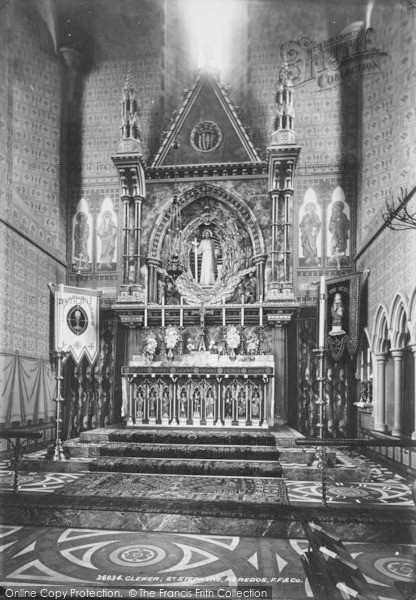 Photo of Clewer, St Stephen's, The Reredos 1895