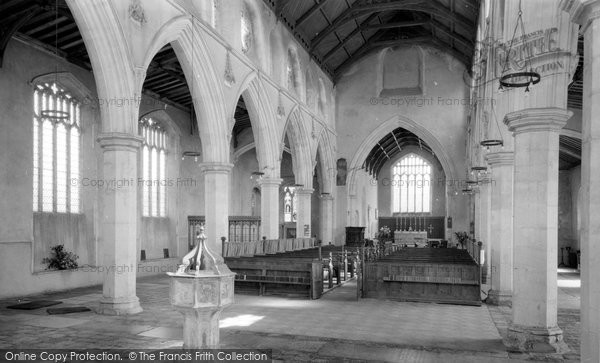 Photo of Cley Next The Sea, Interior Of St Margaret's Church 1969