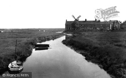 Cley-Next-The-Sea, The River Glaven 1955, Cley Next The Sea