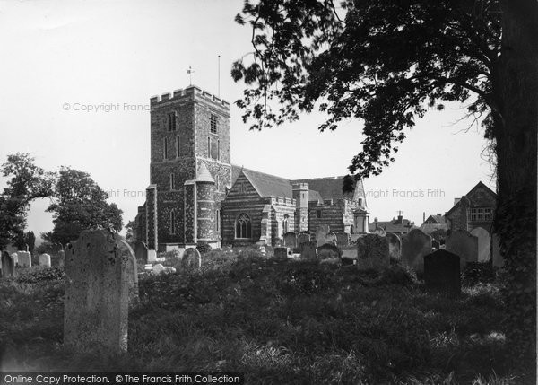 Photo of Cliffe, St Helen's Church c.1950