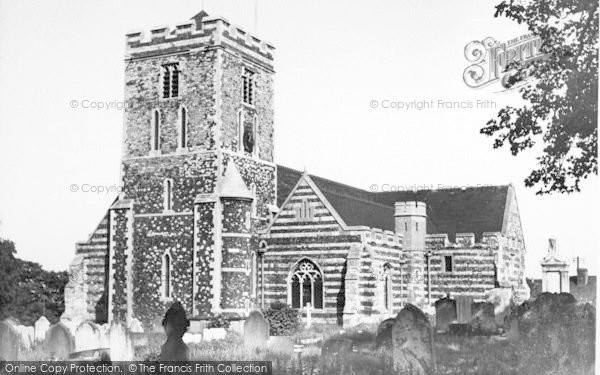 Photo of Cliffe, St Helen's Church c.1955