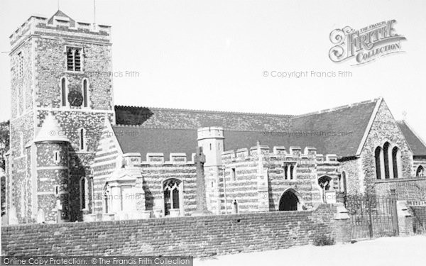 Photo of Cliffe, St Helen's Church c.1955