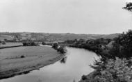 River Wye From The Castle c.1960, Clifford