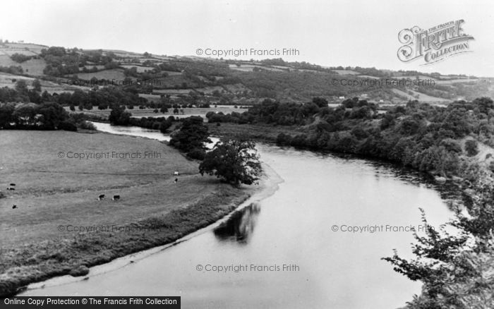 Photo of Clifford, River Wye From The Castle c.1960