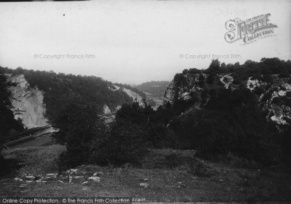 Photo of Clifton, Downs From Bridge 1896