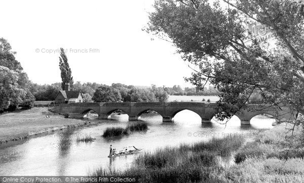 Photo of Clifton Hampden, The Bridge From The Church c.1960