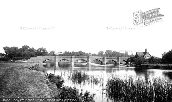 Photo of Clifton Hampden, The Bridge Over The River Thames 1890