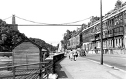 Hotwells And The Suspension Bridge c.1950, Clifton