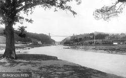 River And Suspension Bridge 1896, Clifton