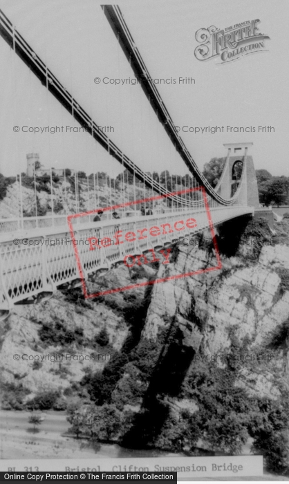 Photo of Clifton, Suspension Bridge c.1960
