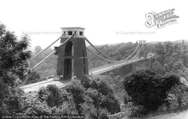 Photo of Clifton, Suspension Bridge c.1960