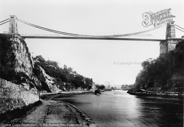 Photo of Clifton, The Bridge From Below 1887