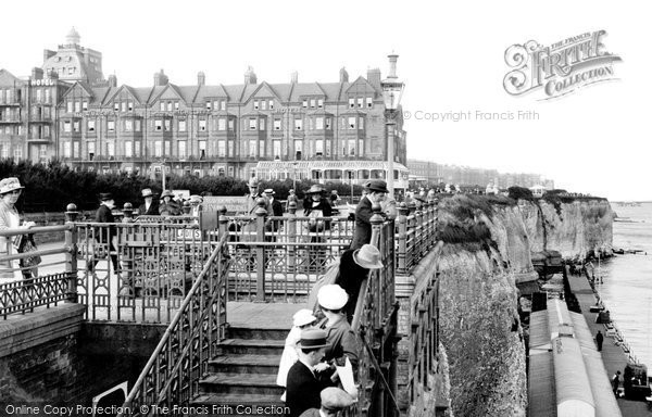 Photo of Cliftonville, Queen's Highcliffe Promenade And Cliffs 1918