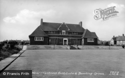 Institute And Bowling Green c.1955, Clipstone