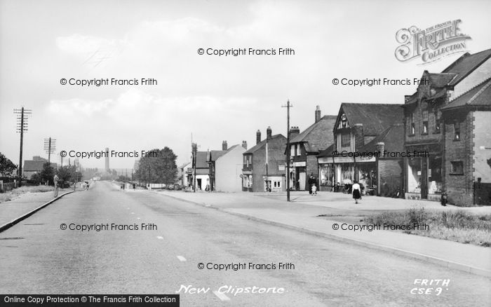 Photo of Clipstone, The Village c.1955
