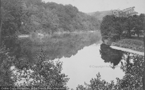 Photo of Clitheroe, A View On The Ribble 1893