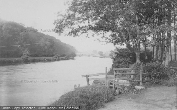 Photo of Clitheroe, A View On The Ribble 1894