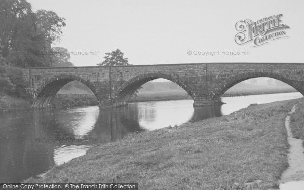 Photo of Clitheroe, Brungerley Bridge c.1955