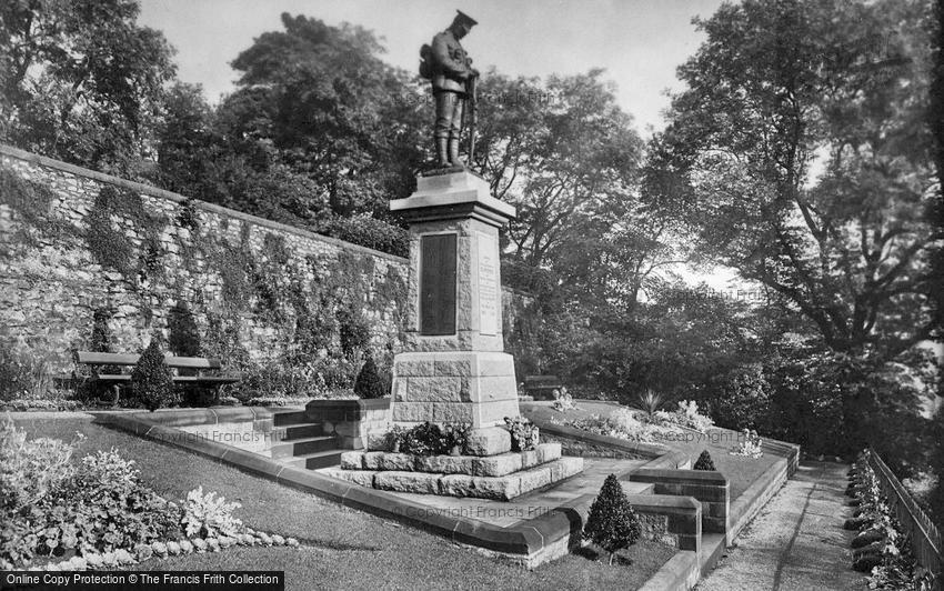 Clitheroe, Castle, Gardens and War Memorial 1927