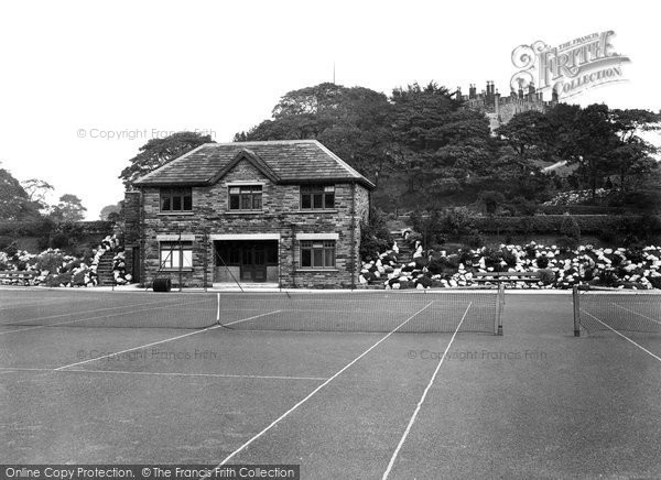 Photo of Clitheroe, Castle Gardens, Tennis Courts 1927