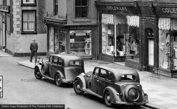 Photo of Clitheroe, Coleman's, Castle Street c.1950