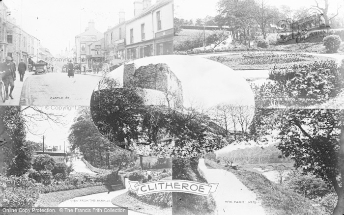 Photo of Clitheroe, Composite c.1905