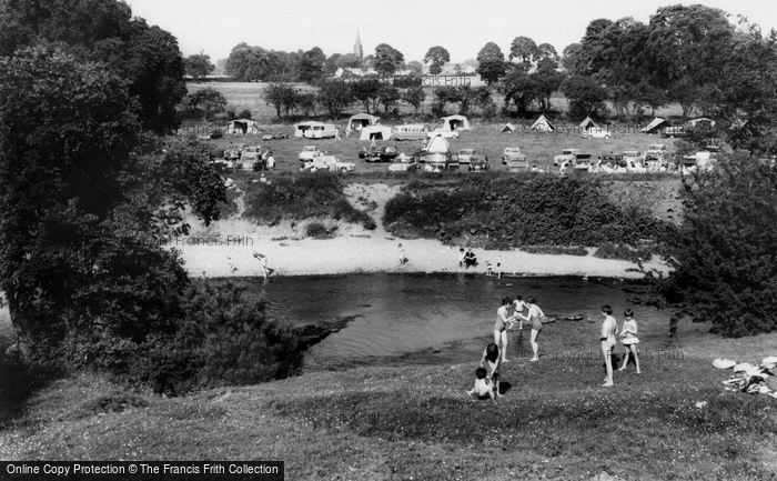 Photo of Clitheroe, Edisford Bridge, The Campsite c.1965
