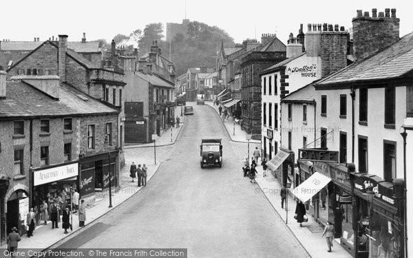 Photo of Clitheroe, Market Place And Castle c.1950