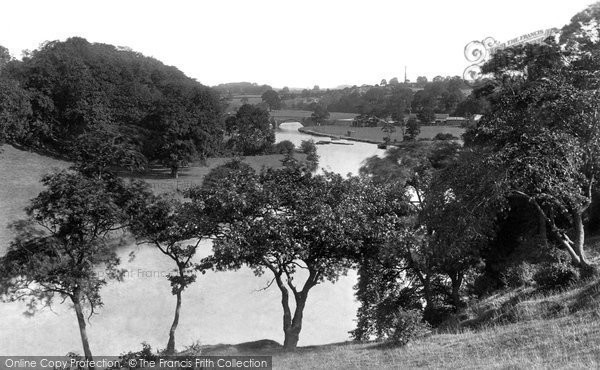 Photo of Clitheroe, River Ribble 1899