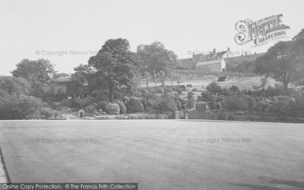 Photo of Clitheroe, The Bowling Green And Castle c.1960