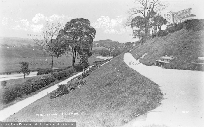 Photo of Clitheroe, The Park c.1905