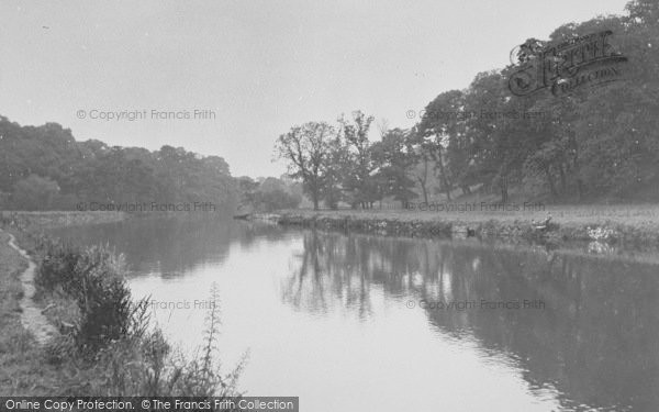 Photo of Clitheroe, The River c.1955