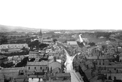 The View From The Castle 1895, Clitheroe