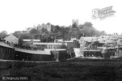 View With Castle 1895, Clitheroe