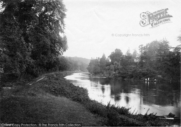 Photo of Cliveden, Woods From Above The Ferry 1890