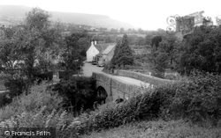The Village And St Clydog's Church c.1960, Clodock
