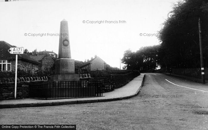 Photo of Cloughton, Memorial Corner c.1955