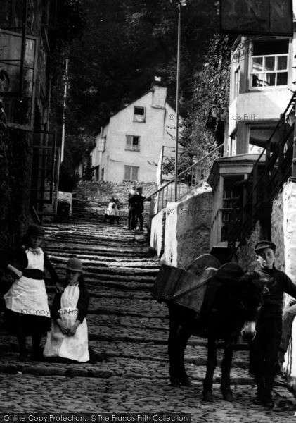 Photo of Clovelly, 1890